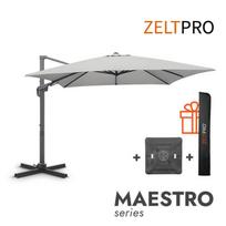 Lauko skėčiai atsparūs vejui su Solid padu (užvalkalas dovanų) Maestro Light Grey
