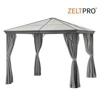 Metalinės lauko pavesinės Zeltpro Deluxe 300x300 Pilka