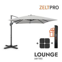 Skėčiai lauko su padu (užvalkalas dovanų) Lounge Light Grey