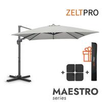 Skėčiai lauko su padu (užvalkalas dovanų) Maestro Light Grey