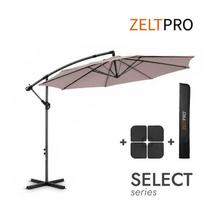 Skėčiai lauko su padu ir užvalkalu Select Taupe
