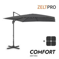 Skėtis nuo saulės terasai su padu Comfort Antracito