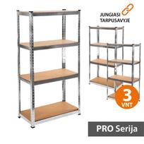 Stelažai padangoms 150x75x40 PRO (3 vnt)