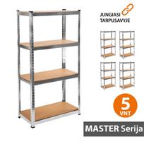 Stelažai padangoms 180x120x60 MASTER (5 vnt)