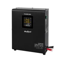 Wall-mounted Emergency Power Supply Rebel POWER-800 – converter with pure sine wave and charging function 12V 230V 800VA/500W