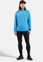 Odlo Bluza z półgolfem męska Odlo ESSENTIAL CERAMIWARM Mid layer 1/2 zip niebieska   L