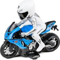 Tec-Toy - Motorcycle T-R R/C 1:10 2,4GHz w/light, blue (471280)