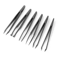 Oem Antimagnetinių plastikinių pincetų rinkinys 6 vnt