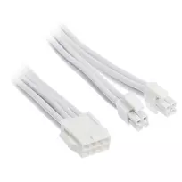 SilverStone SilverStone maitinimo šaltinio ilgintuvas SST-PP07E-EPS8W-V2, EPS 12V 8pin (4+4) (baltas, 30cm)