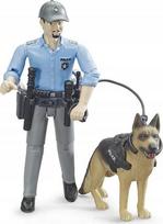 Bruder Ata BRUDER Figūrėlė policjanta su psem 62150