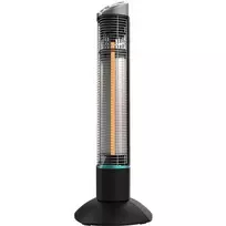 Cecotec ReadyWarm 1000 Power Tower | Halogen Heater | 1000 W | Number of power levels 2 | Juodas | IP55