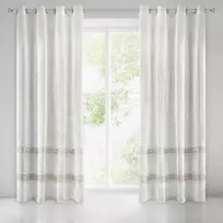 Eurofirany FIR / ANNE / B + BEŻ 140X270 CON Dieninės užuolaidos
