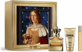 Jean Paul Gaultier Scandal Absolu Parfum Concentré Pour Homme rinkinys vyrams (PP kvepalai, 100 ml + dušo želė, 75 ml + PP kvepalai, 10 ml)