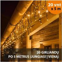 Lauko girlianda varvekliai PROLED IP67 100m