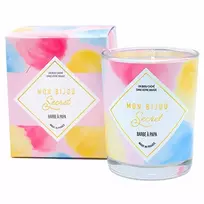 Troli Scented candle 40h with Cotton Candy jewel CCOBP100j