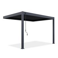 Pavėsinė Pergola Elegance Wall 3x4, tamsiai pilka
