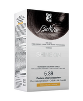 BioNike, Shine On, Permanent Hair Dye, 538 Light Chocolate Brown, 145 ml