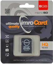 DRAMEX Sp. z o.o. Imro atminties kortelė 8GB Micro SDHC kl. 4+ adapteris