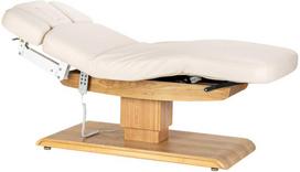 Activeshop Kosmetologinis SPA gultas Sillon Relax kreminės ir rudos spalvos