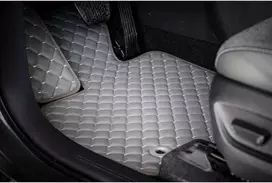 Eko odos kilimėliai QuiltyMats MERCEDES-BENZ M-class W164 2005-2011m. (Pilka / pilkos siūlės)