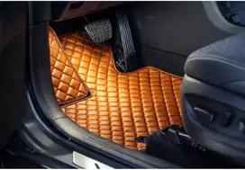 Eko odos kilimėliai QuiltyMats BMW 3 ser. 1998-2005m. (E46) (Ruda / rudos siūlės)
