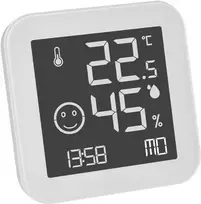 TFA Dostmann BLACK & WHITE Analoginis termo-higrometras, baltas (30.5054.02)