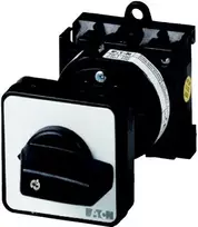 Eaton T0-1-15401/Z 1 polio jungiklis, IP65, juodas/sidabrinis 048346