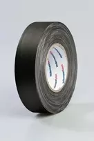 HellermannTyton HelaTape Tex audinio izoliacinė juosta 19mm x 10m, juoda, medvilnės-poliesterio 712-00204