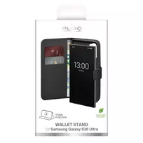 SBS Mobile Book Case dėklas Samsung Galaxy S26 Ultra - juodas PU odos su kortelių skyreliais ir stovu PUSGS26UBOOKC8BLK