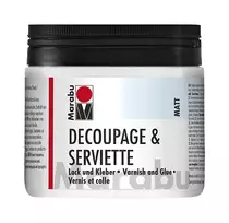 Marabu Servetėlių lakas ir klijai, matinis, 500 ml, bespalvis, skardinė - 1 vnt. 11400075843