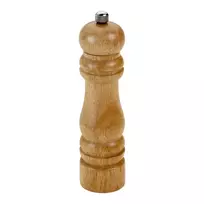 Metaltex Spice Line rankinis prieskonių malūnėlis, Rubberwood, rudos spalvos, 170 mm, reguliuojamas malimas, užpildymas iš viršaus, 1 vnt. 586017010