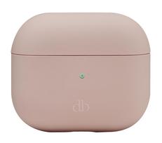 dbramante1928 Costa Rica dėklas belaidėms ausinėms Apple AirPods (3 kartos), perdirbtas plastikas ir silikonas, rožinio smėlio spalvos