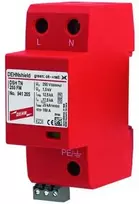 DEHN DEHNshield DSH TN 255 FM kombinuotasis viršįtampių ribotuvas 1+2 tipas 1 fazės TN sistemoms (941205)