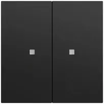 GIRA 517374 Mygtukas su svirtimi 2 kanalų OneKNX System 70 juodas (517374)