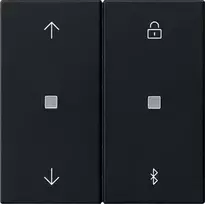 Gira žaliuzių ir laikmačio jungiklis, juodas, S3000 BT 5367005