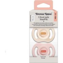 Tommee Tippee Ultra Light Stay Put 0-6 m čiulptukas Girl 2 vnt.
