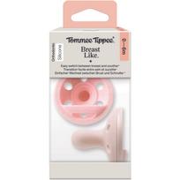 Tommee Tippee Breast-like 0-6 m čiulptukas Girl 2 vnt.