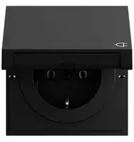 Gira 445474 SCHUKO lizdas KD, System 70, juodas