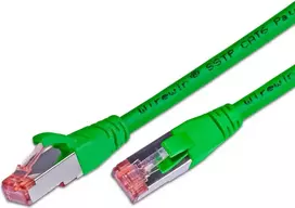 Wirewin Cat6a S/FTP komutacinis kabelis, 5 m, žalias