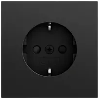 Gira System 70 SCHUKO lizdas SP, juodas, 445374