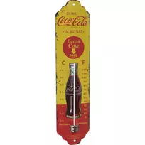 TFA Dostmann NOSTALGIC ART Coca Cola termometras, geltonas, raudonas