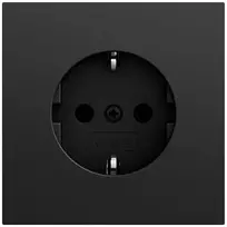 GIRA 418874 SCHUKO lizdas System 70 juodas
