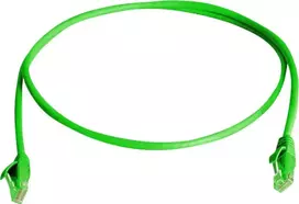 Telegärtner Cat6 U/UTP komutacinis kabelis, 0,5 m, žalias
