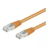 Goobay Cat5e F/UTP komutacinis kabelis RJ45, 1 m, oranžinė
