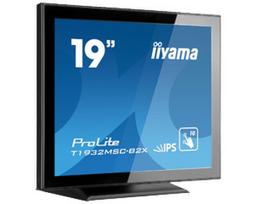 iiyama ProLite T1932MSC-B2X 19 inch (48,3 cm) projektuojamojo talpinio jutiklinis 10 taškų monitorius, 5:4, 1280x1024, DVI, VGA, juodas