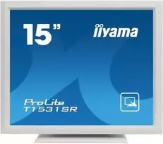 iiyama ProLite T1531SR-W3 15 inch (38,1 cm) varžinis jutiklinis monitorius, 4:3, 1024x768, DVI, baltas
