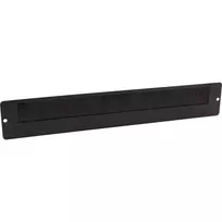 Getfort šepetėlinis kabelių įvadas pakabinamoms rack spintoms, 340 mm, juodas