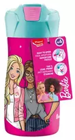 Maped PICNIK geriamojo vandens butelis Barbie, 0,43 l, korpusas iš nerūdijančio plieno su Barbie motyvu, šiaudelis pridedamas