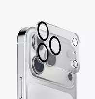 UNIQ Optix Clearshield Frameguard fotoaparato objektyvo apsauginis stiklas iPhone 18 Pro Max, skaidrus, su aplikatoriumi