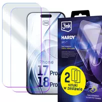 3mk Hardy ARC+ 4 sluoksnių ekrano apsauga, skirta Apple iPhone 17 Pro / 18 Pro